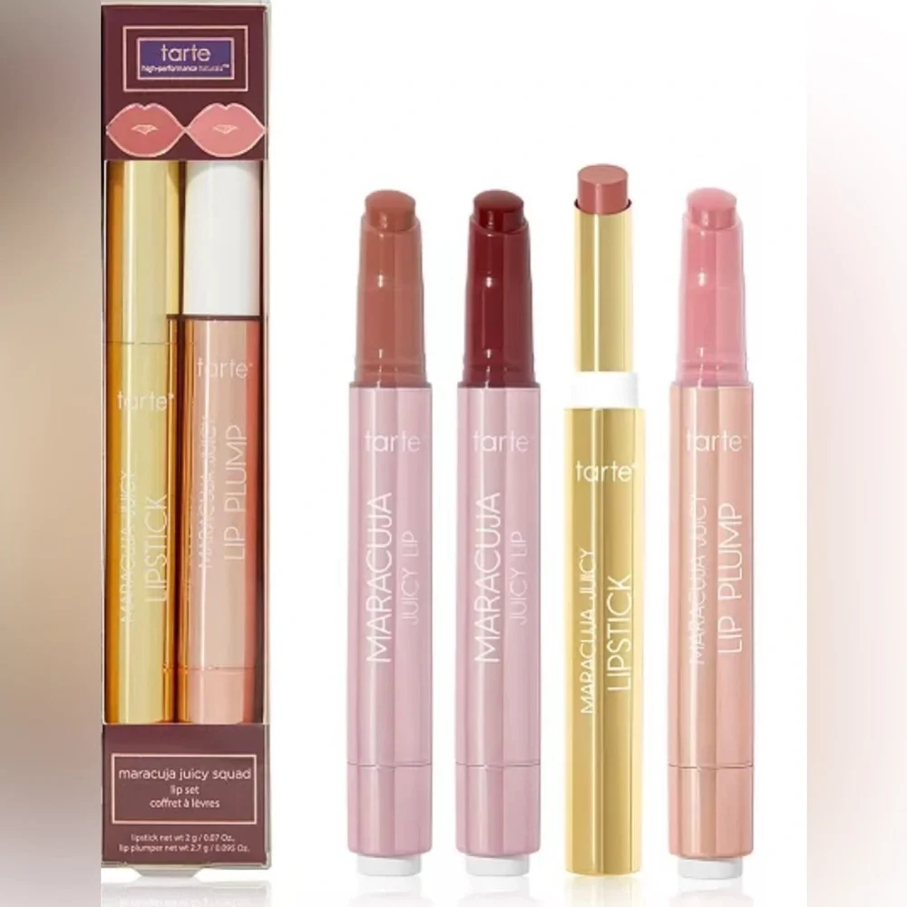 NO OFFERS-Tarte juicy lip set - Lipstick in Rose & Lip Balm in Ginger-NWT💋